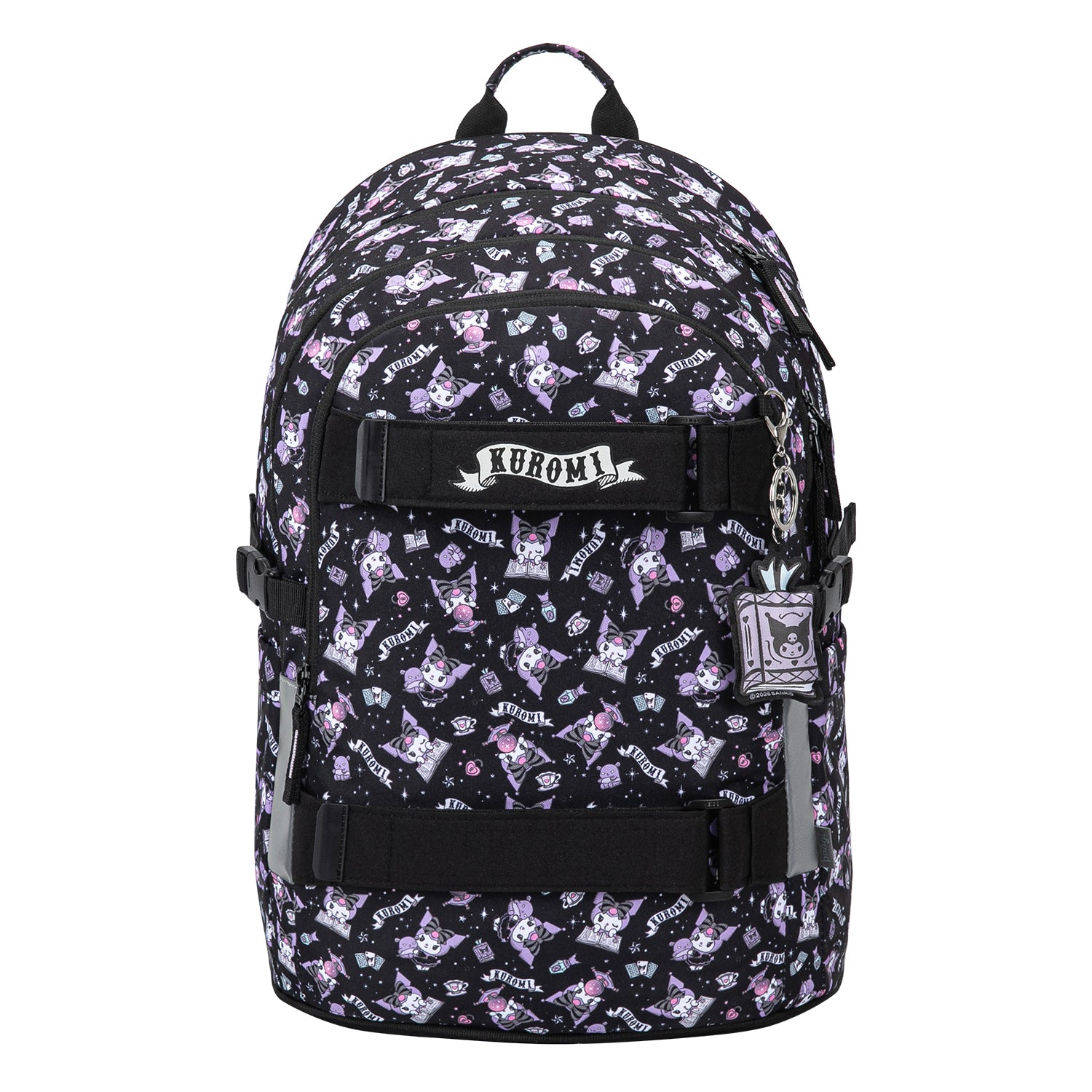 baagl-skate-kuromi-black-sac-dos-scolaire-15-pouces image 1