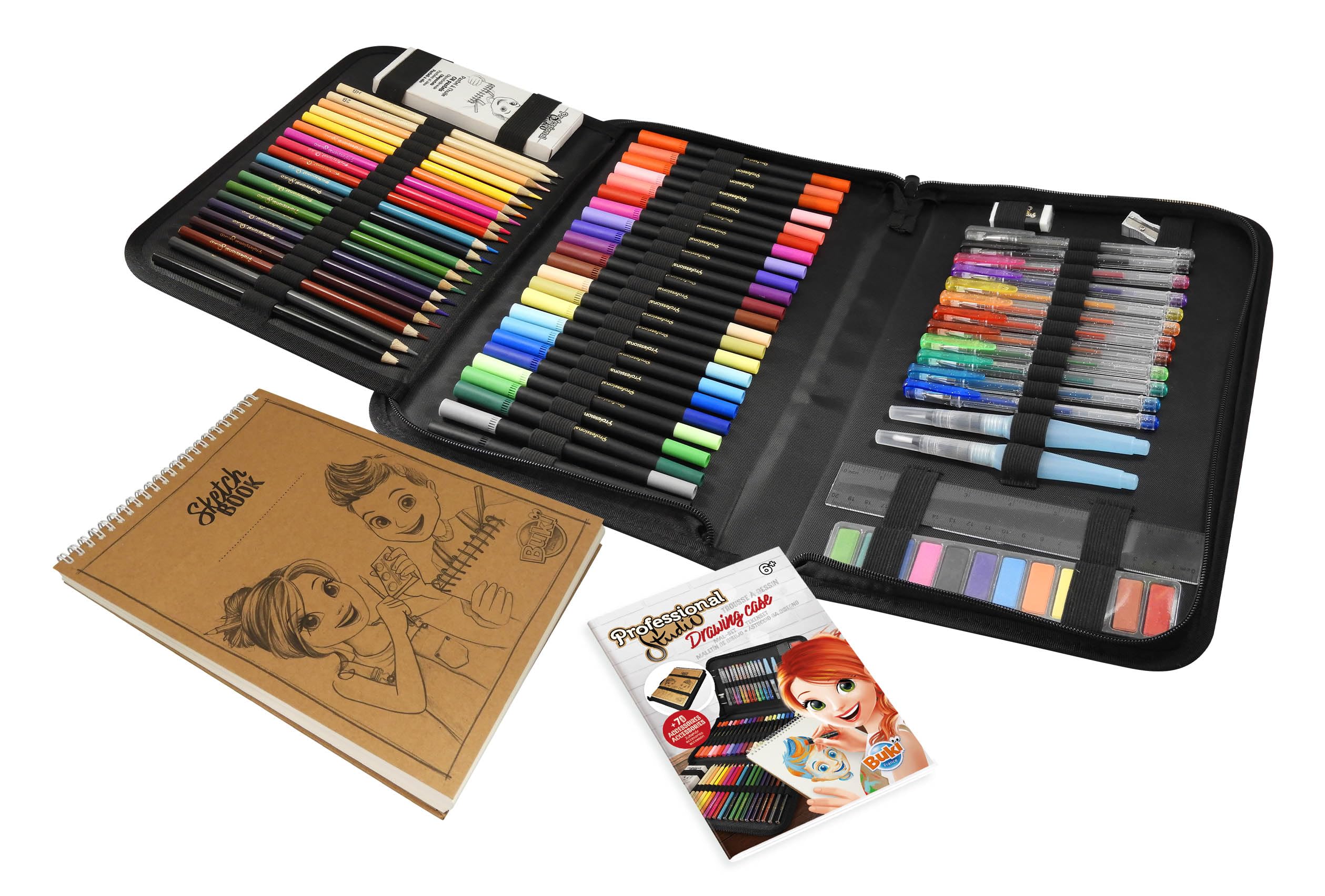 buki-5436-professional-studio-trousse-dessin-noir-6-ans image 2
