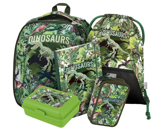 baagl-shelly-dinosaurs-ii-set-cartable-3-pi-ces image 1