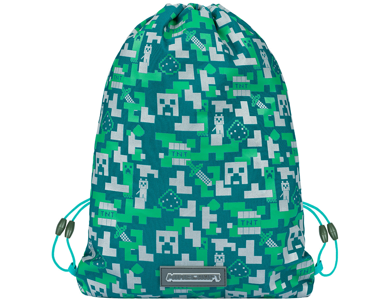 baagl-gym-sacks-silver-creeper-sac-gym-lavable image 1