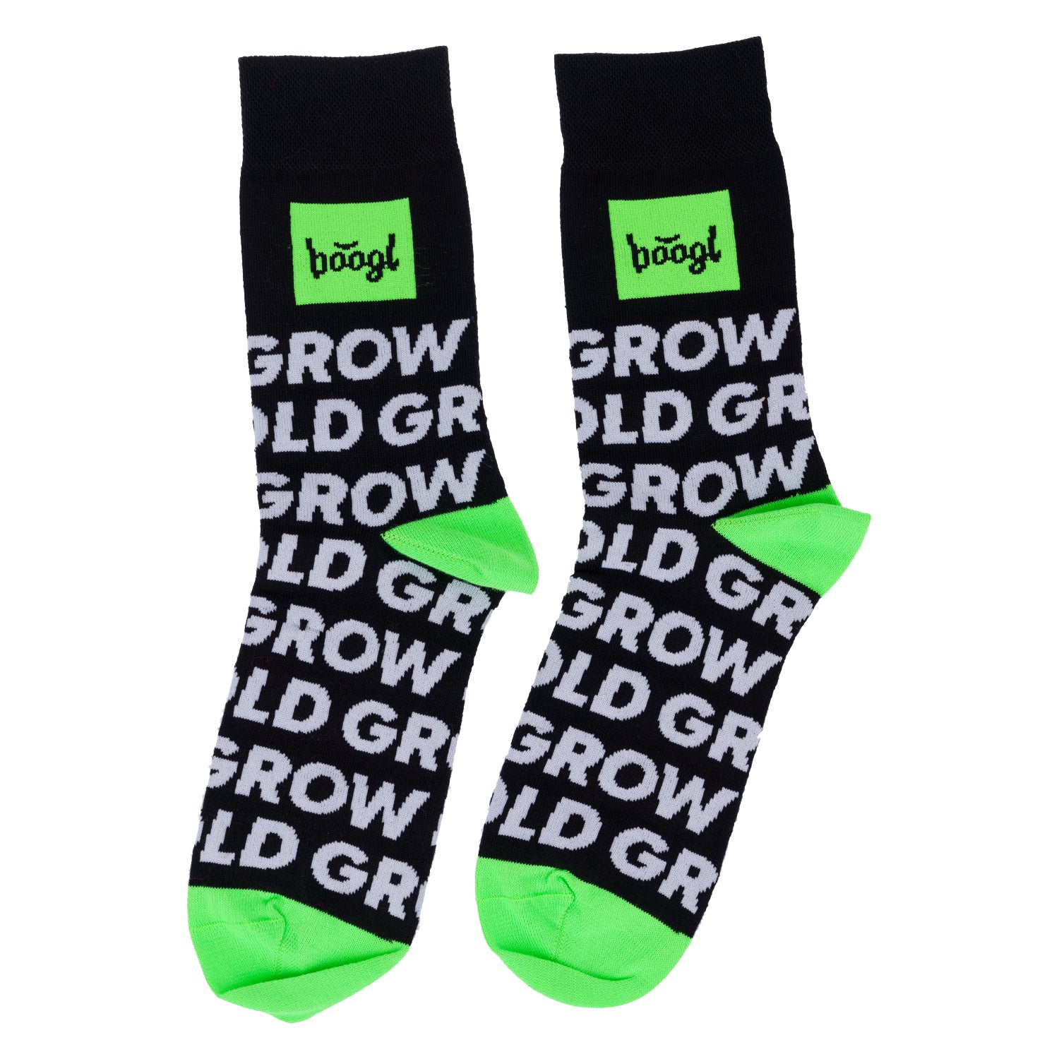 baagl-chaussettes-noires-grow-bold-adulte image 1