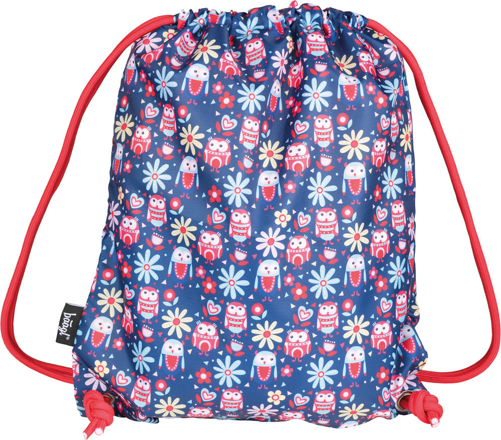 baagl-gym-sacks-sac-de-gym-happy-owls-hiboux image 2