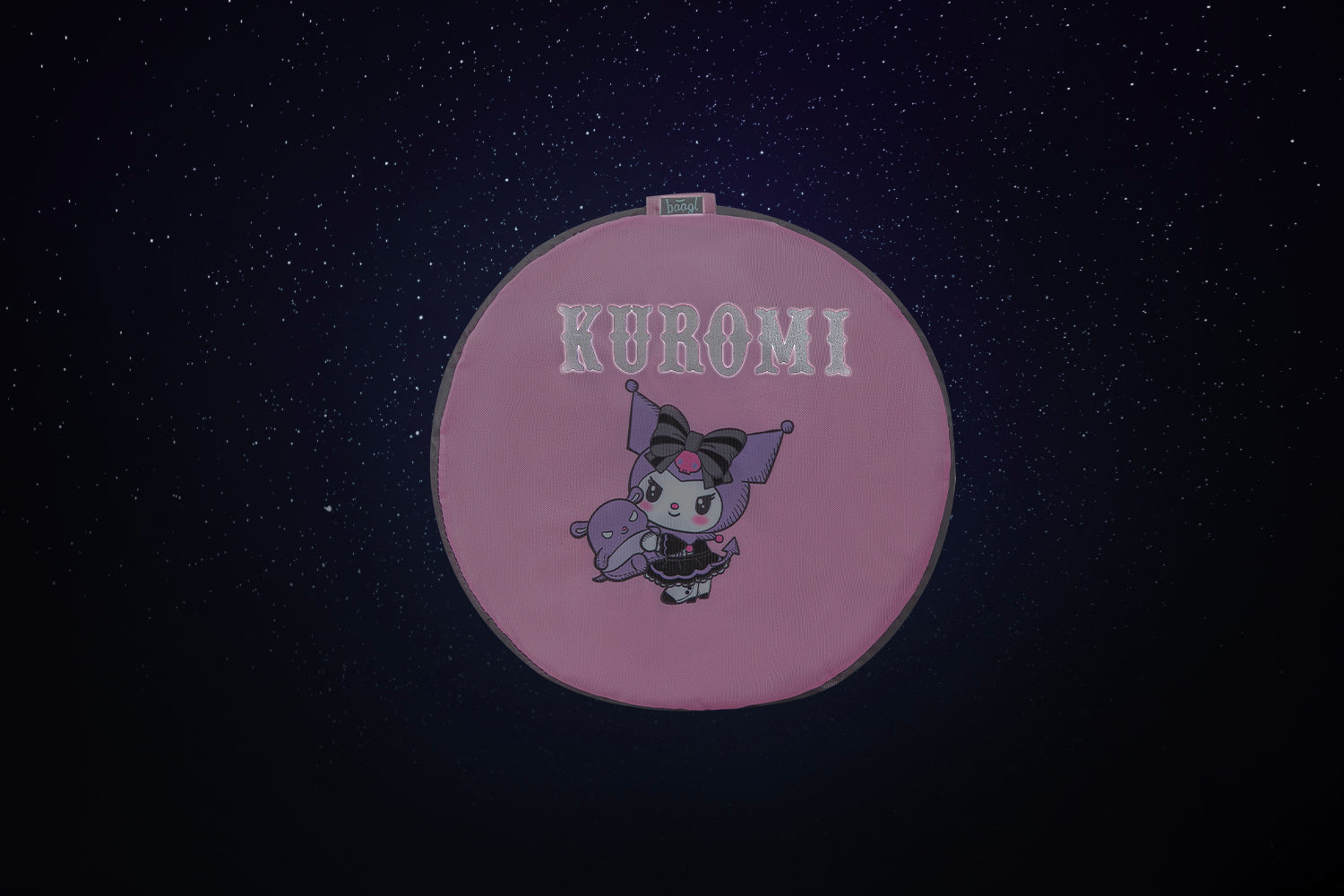 baagl-hoop-kuromi-grey-sac-de-sport-pliable-22-l-recycl image 7