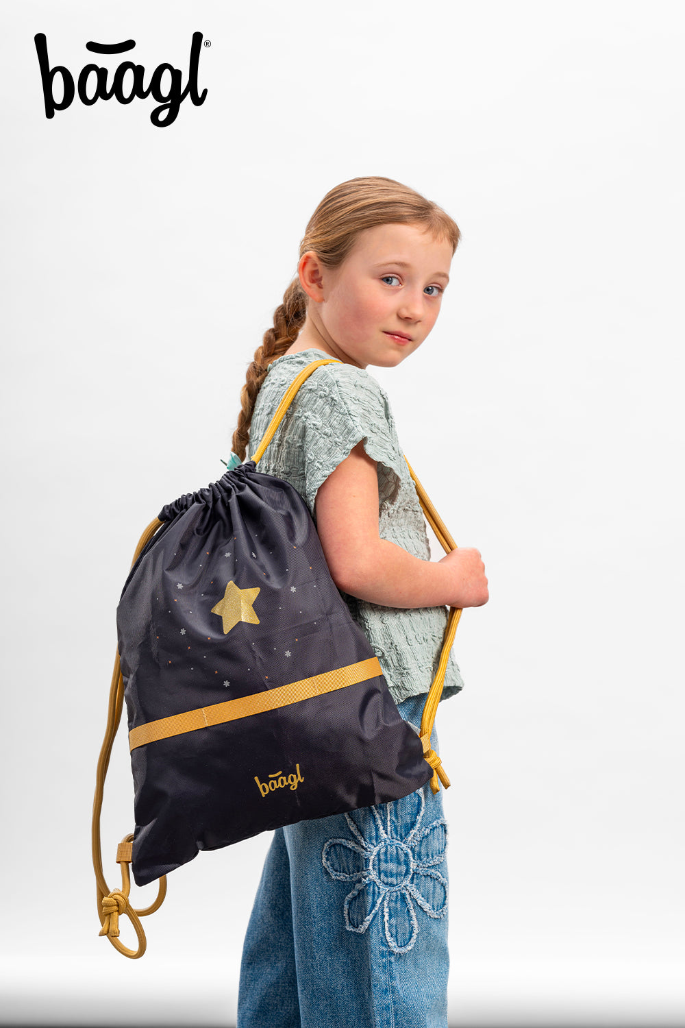 baagl-unicorn-gold-sac-sport-enfant-gym-fille-lavable image 5
