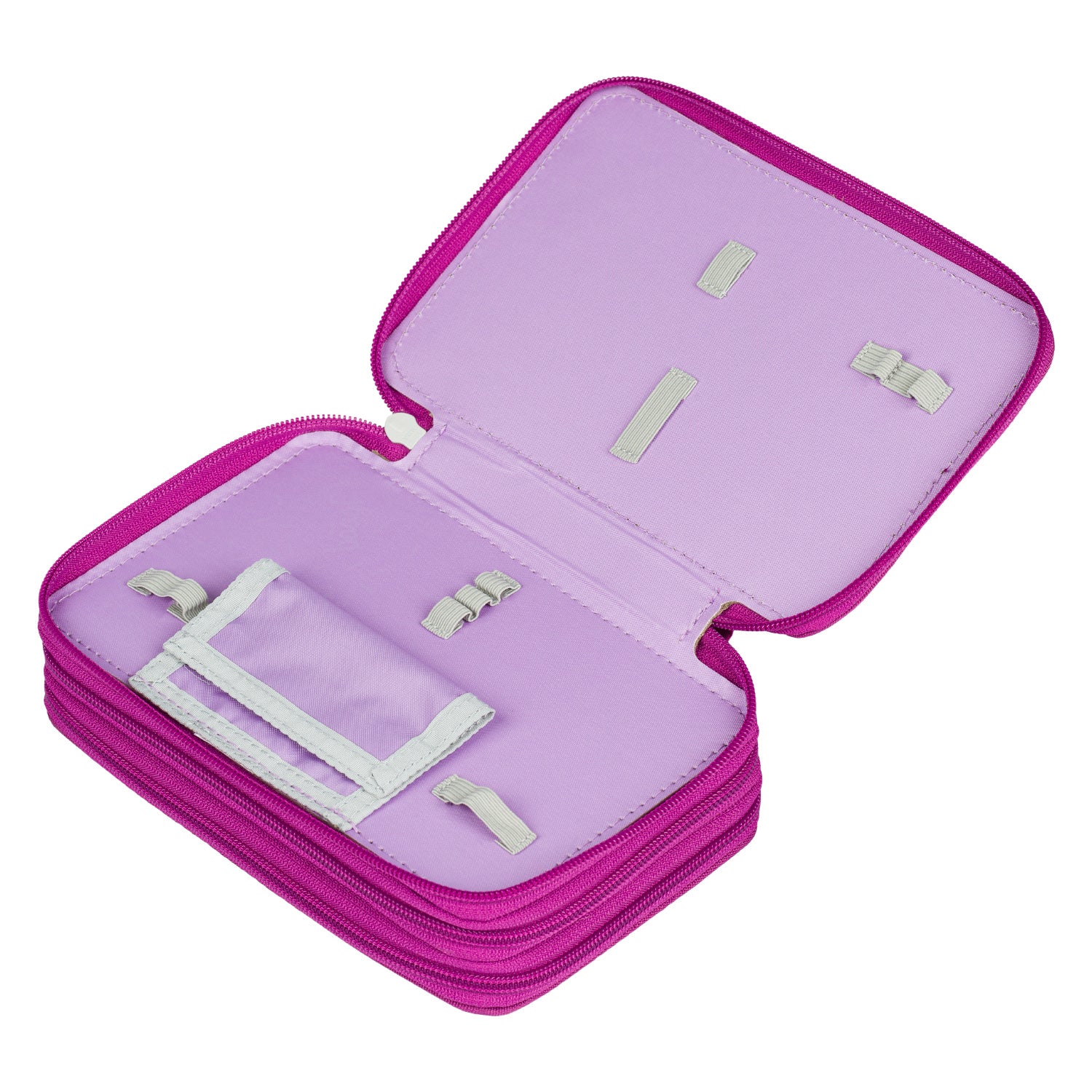 baagl-royal-unicorn-trousse-3-compartiments-licorne-vide image 4
