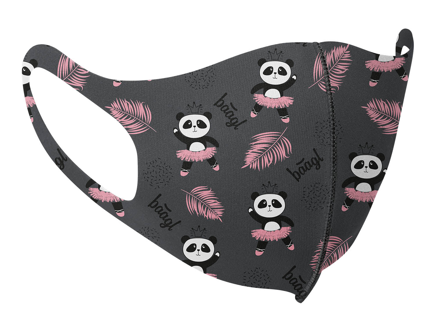 baagl-panda-masque-tissu-enfant-lavable-microfibre image 1