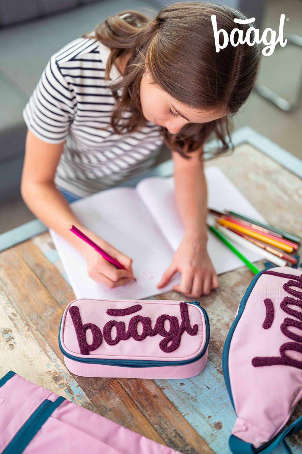 baagl-school-pencil-pouches-rose-trousse-recycl-e image 6