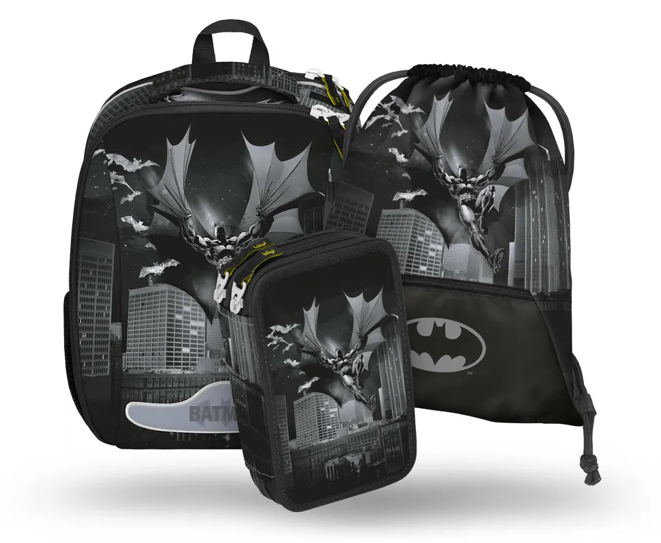 baagl-school-sets-shelly-batman-sac-cartable-23-l-gar-ons image 1