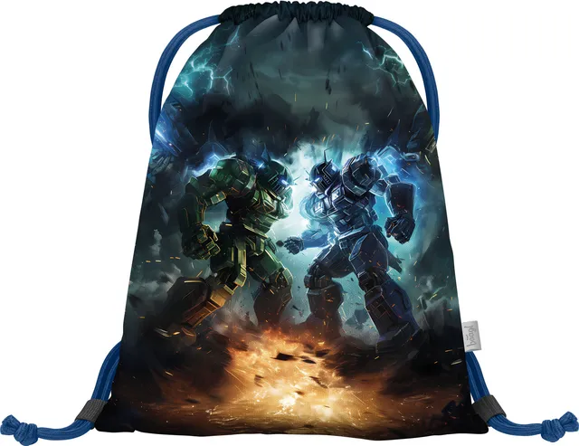baagl-robots-sac-gym-enfant-lavable-avec-mousqueton image 1
