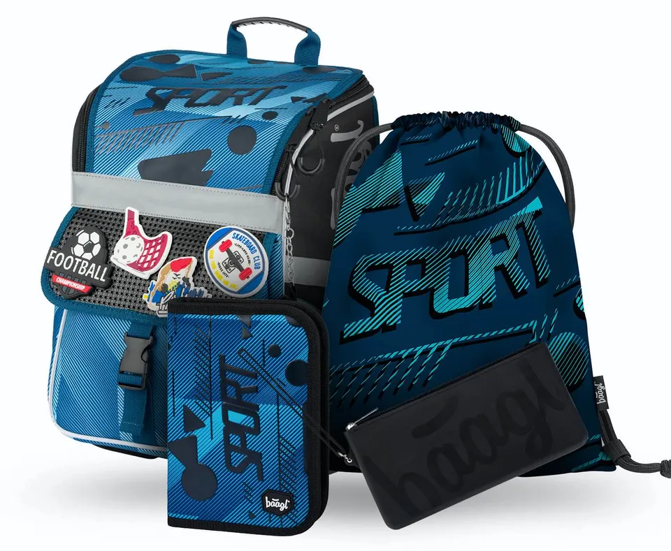 baagl-zippy-sport-ensemble-scolaire-cartable-18-l image 1