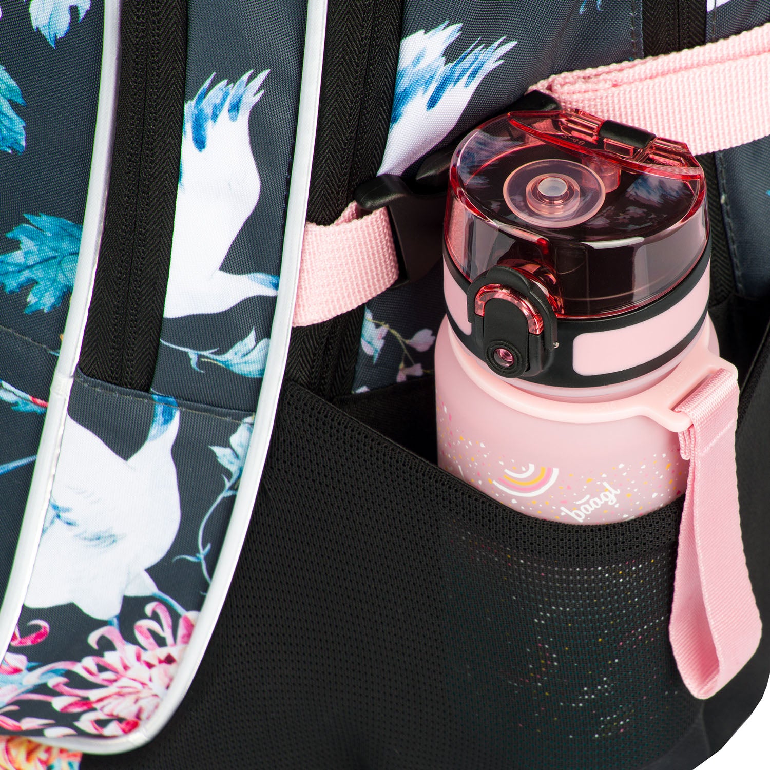 baagl-core-birds-set-scolaire-sac-25-l-motif-oiseaux image 6