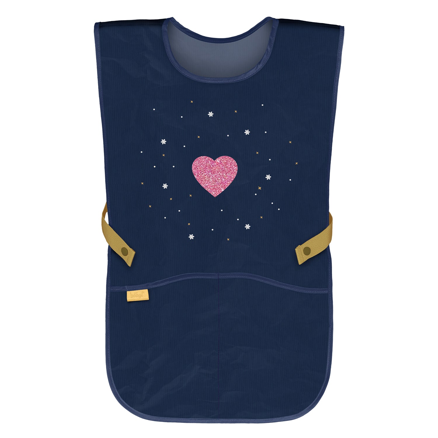 baagl-unicorn-gold-tablier-enfant-licorne-avec-poches image 1