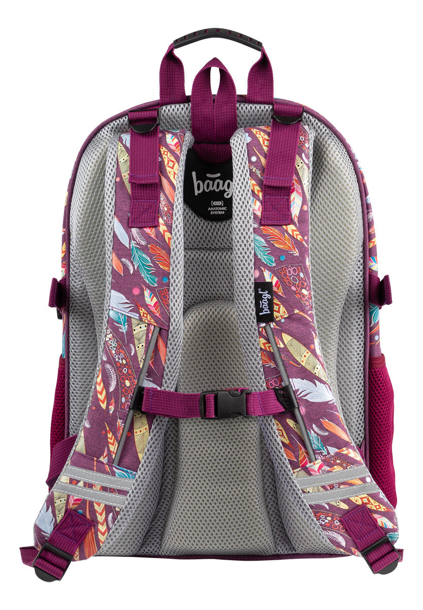 baagl-feathers-sac-dos-scolaire-25-l-ergonomique image 4