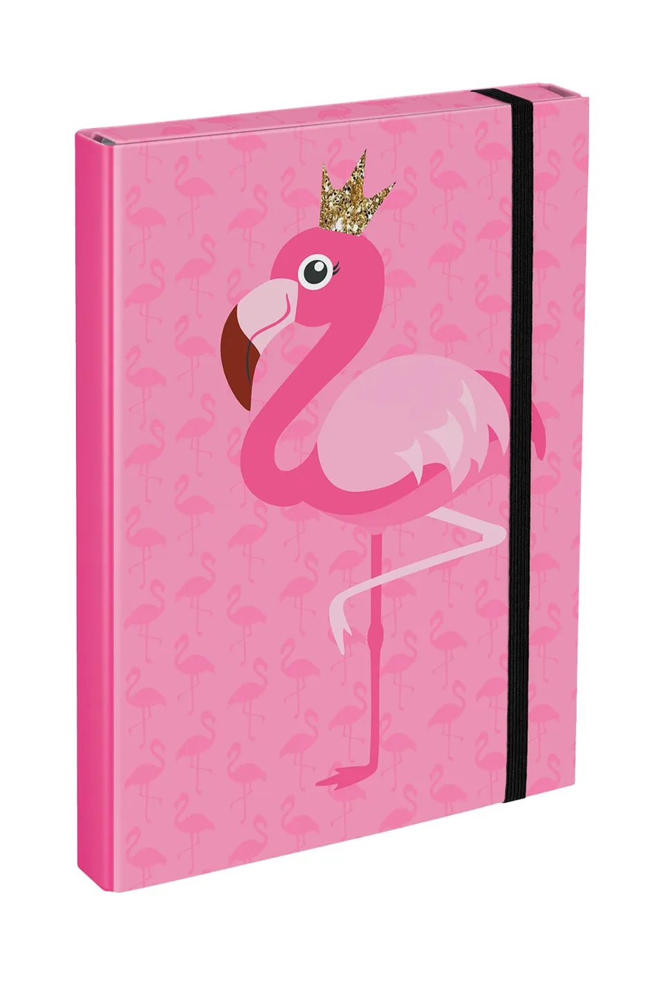 baagl-flamingo-chemise-a4-flamant-rose-lastique image 1