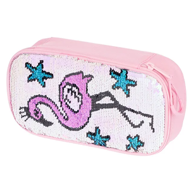 baagl-fun-flamingo-trousse-plumier-flamant-rose image 1