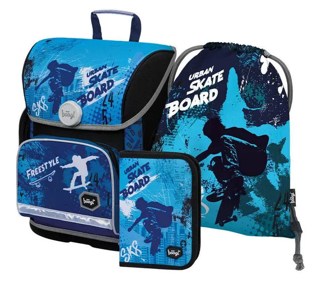 baagl-ergo-skateboard-ensemble-scolaire-cartable-19-l image 1