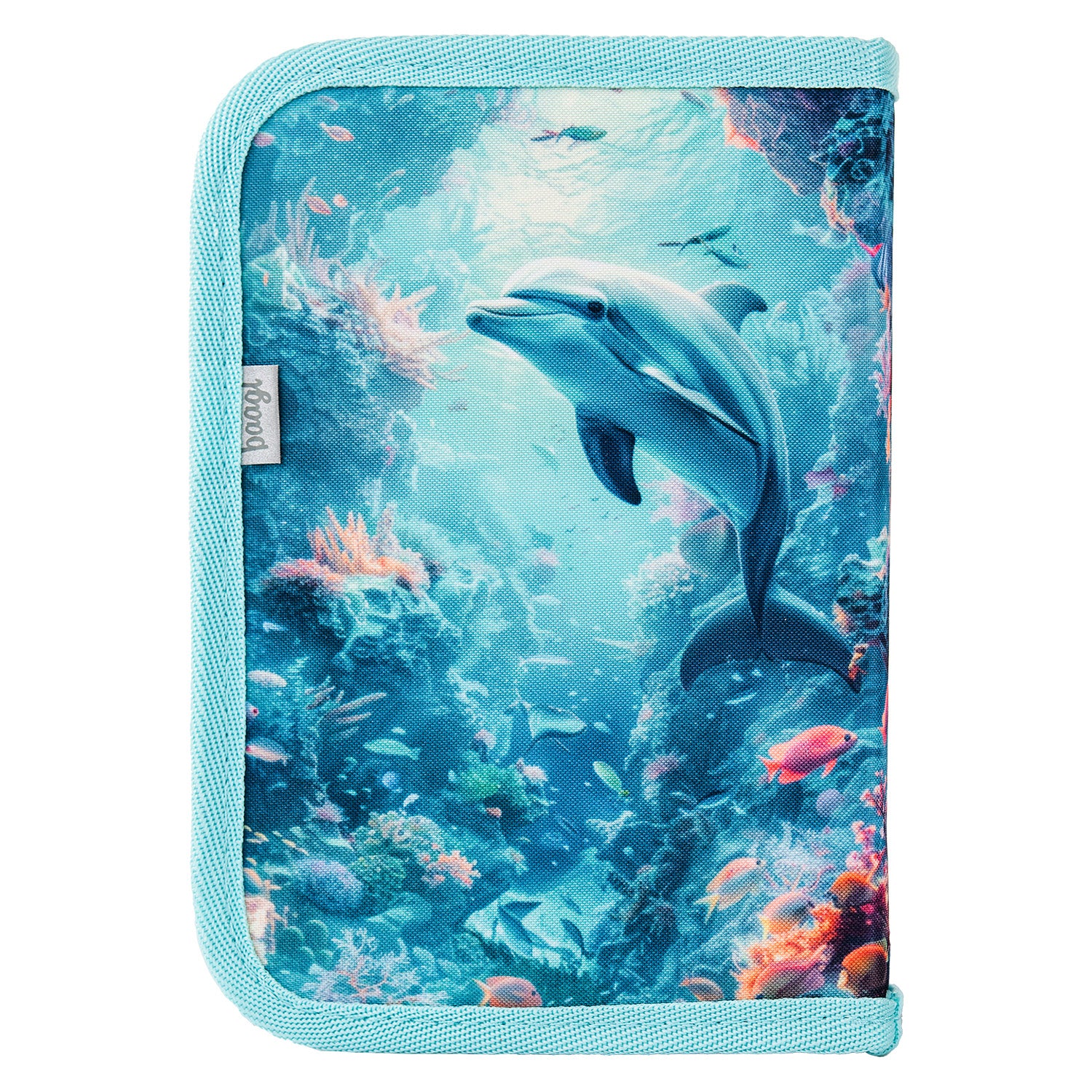 baagl-dolphin-trousse-cole-fille-un-compartiment image 2