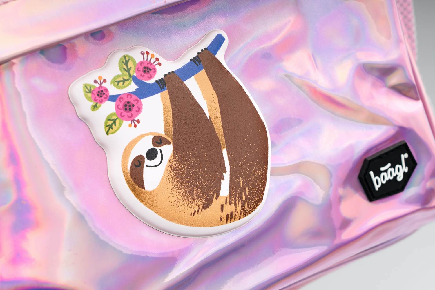 baagl-sloth-sticker-3d-r-utilisable-paresseux image 3