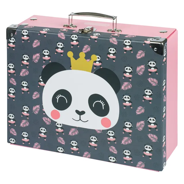 baagl-panda-mallette-scolaire-pliable-enfant-panda image 1