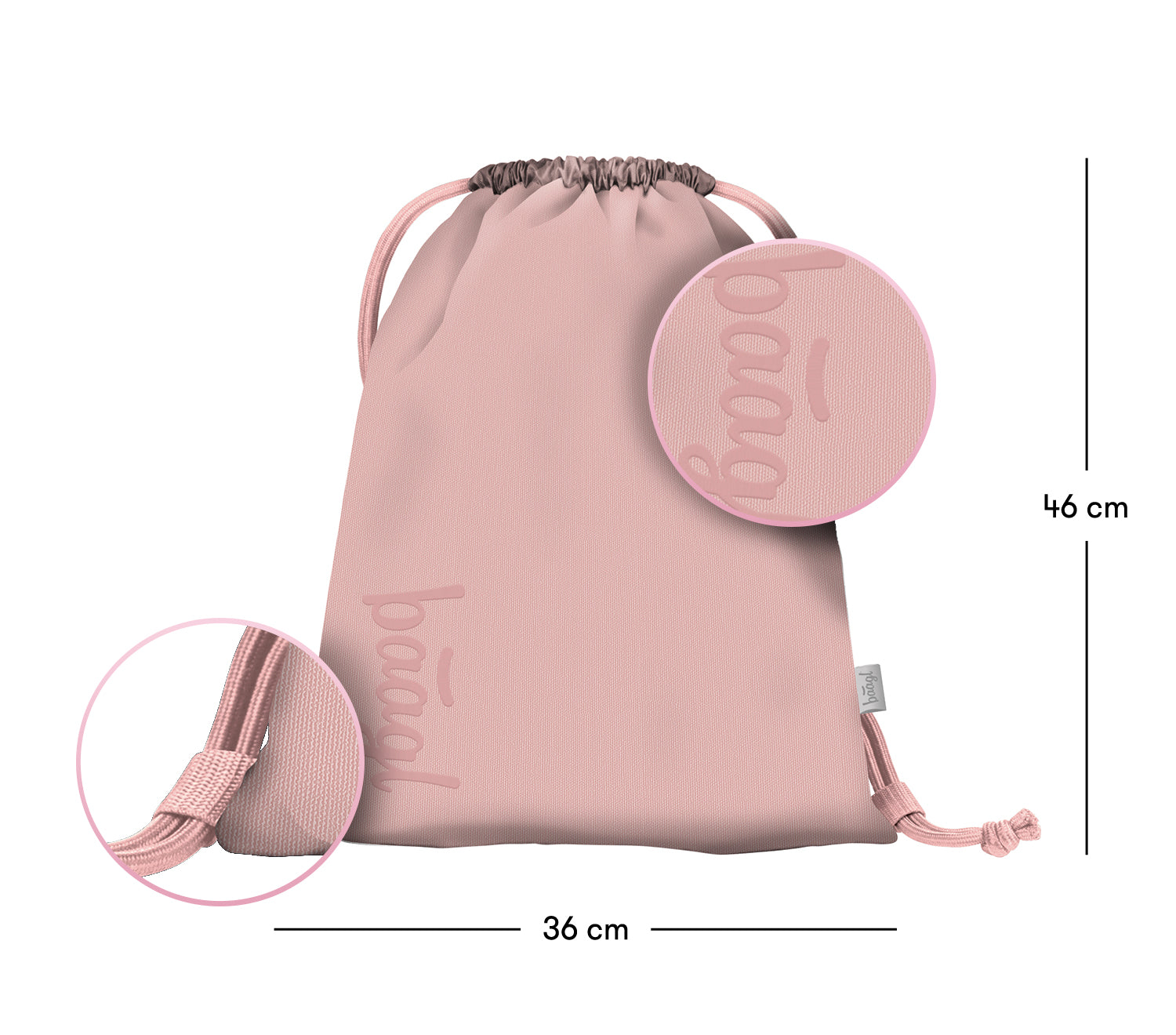 baagl-gym-sacks-sac-de-gym-creamy-cordon-lavable image 3