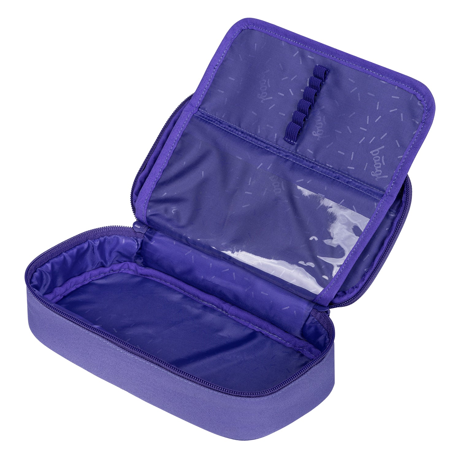 baagl-orange-trousse-scolaire-recycl-e-vide-ykk image 2