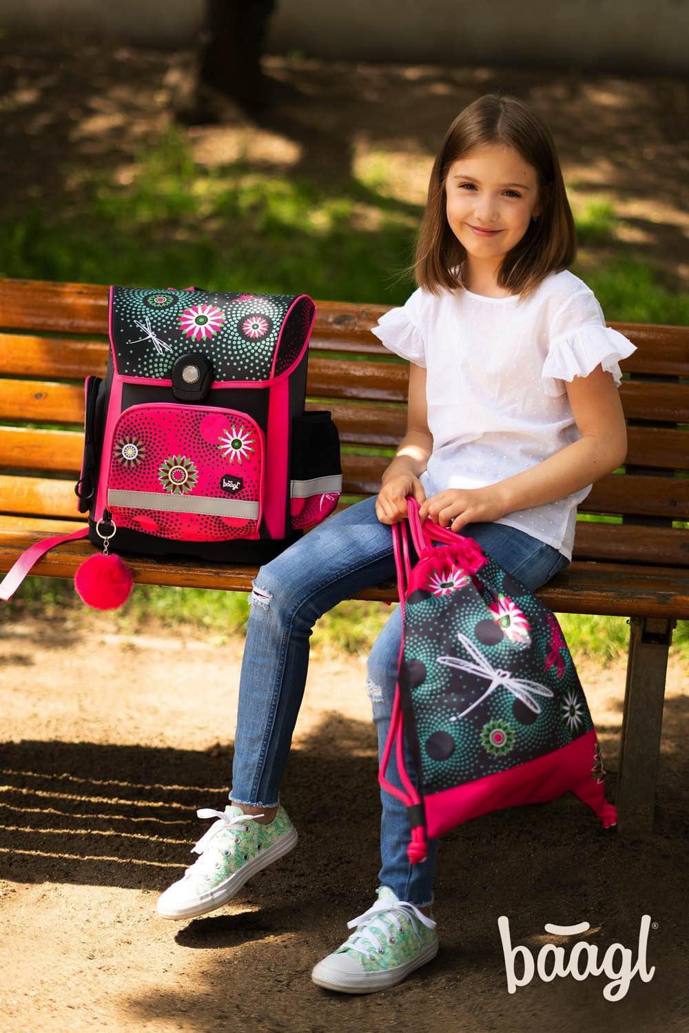 baagl-flowers-sac-gym-fille-fleurs-lavable image 4