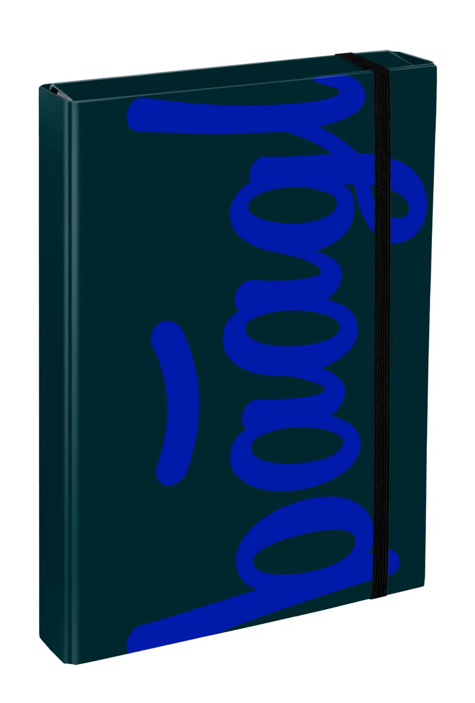 baagl-jumbo-logo-chemise-a4-lastique-bleue image 1