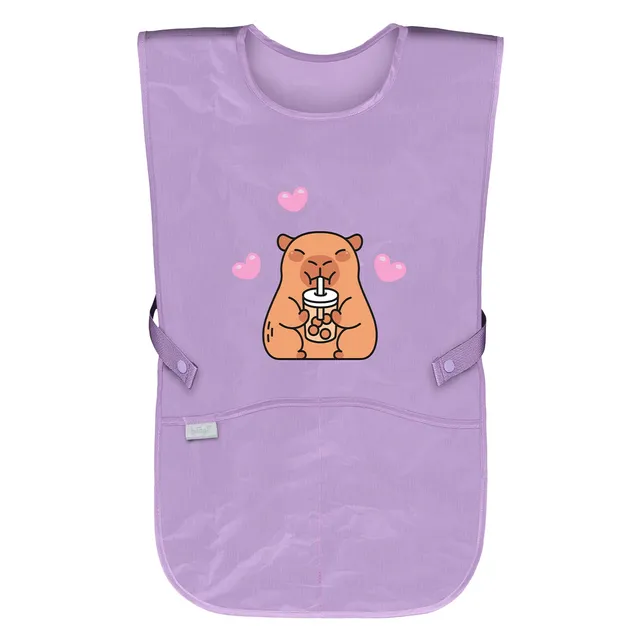 baagl-capybara-tablier-enfant-lavable-2-poches image 1