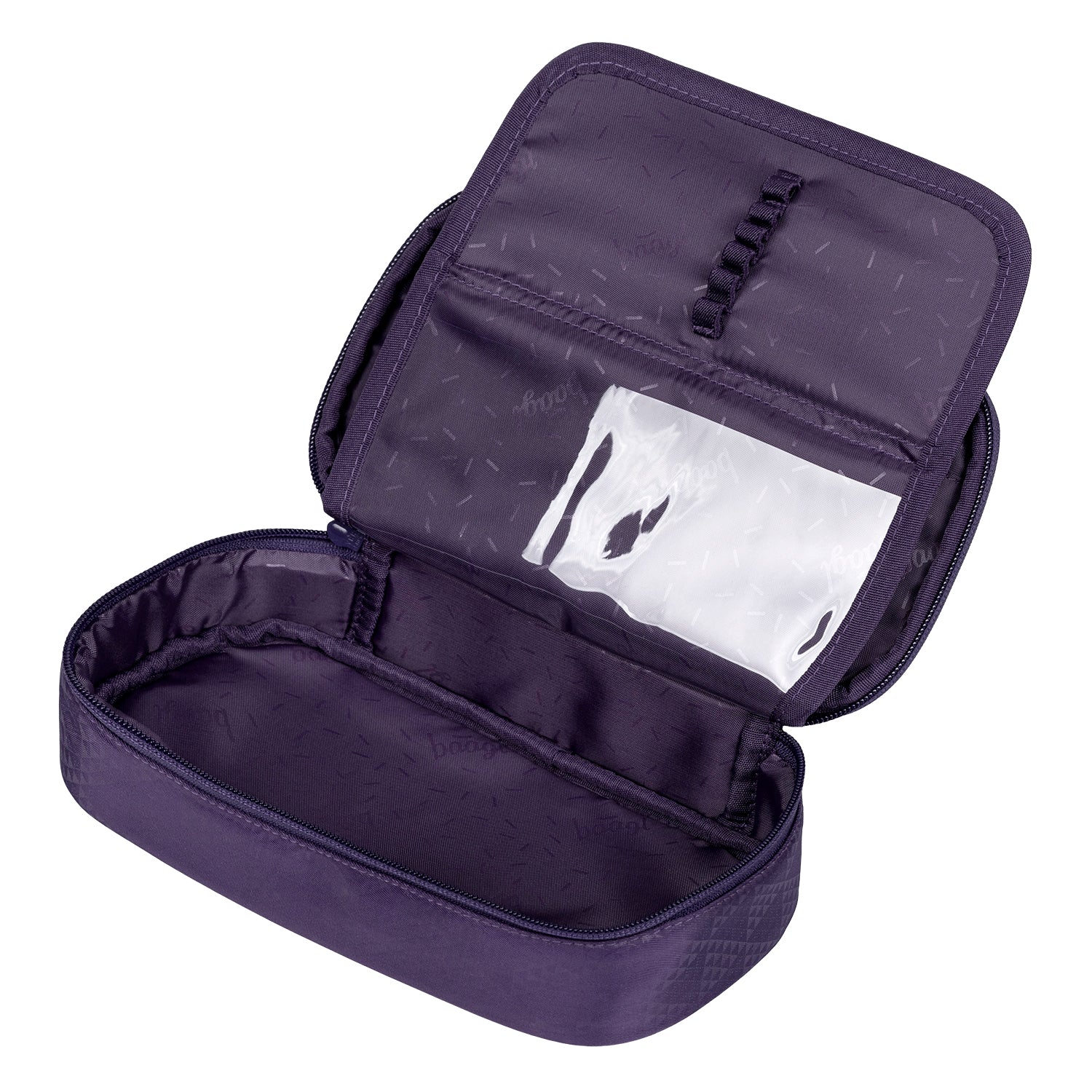 baagl-school-pencil-pouches-trousse-plum-rigide image 2