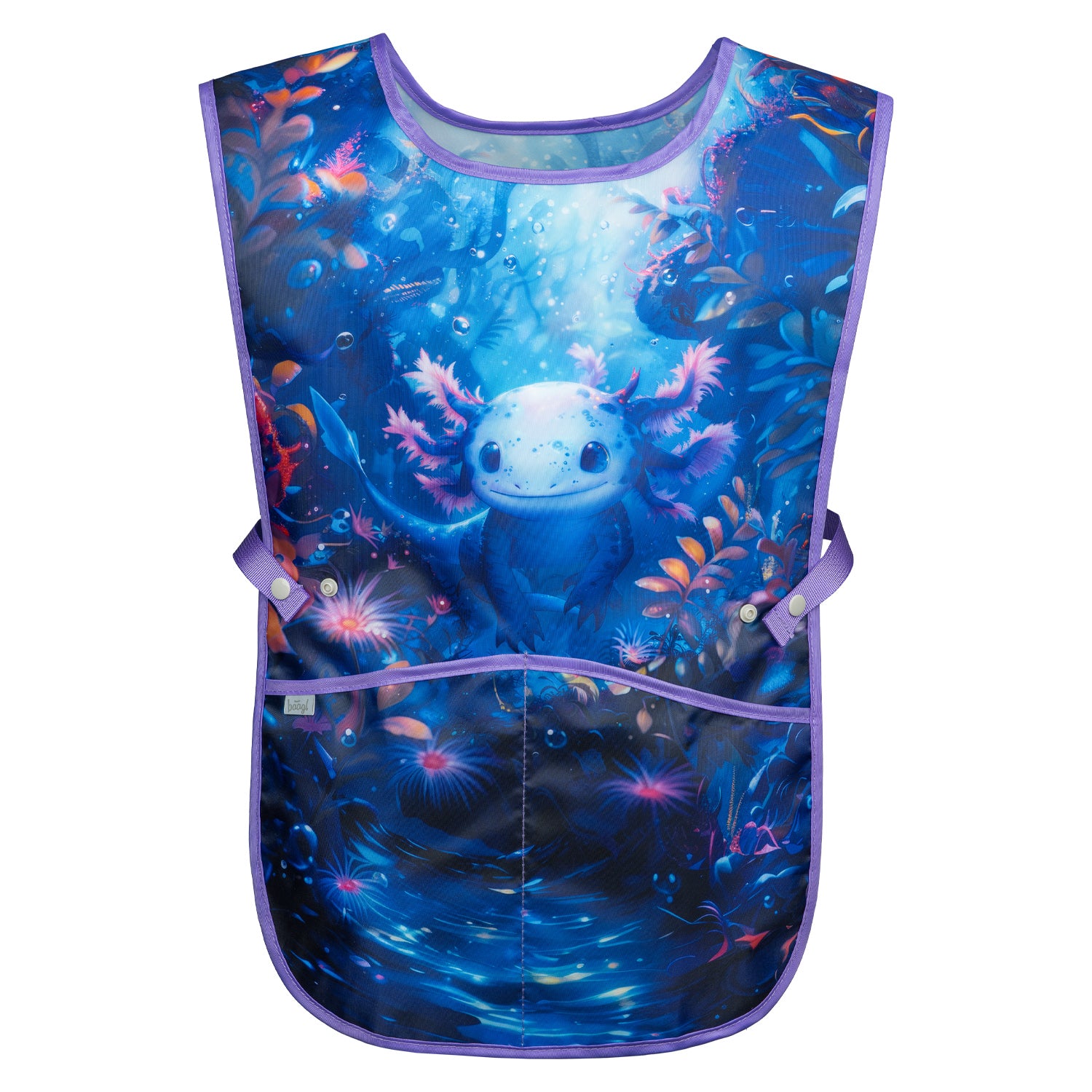 baagl-axolotl-tablier-enfant-peinture-poches image 1