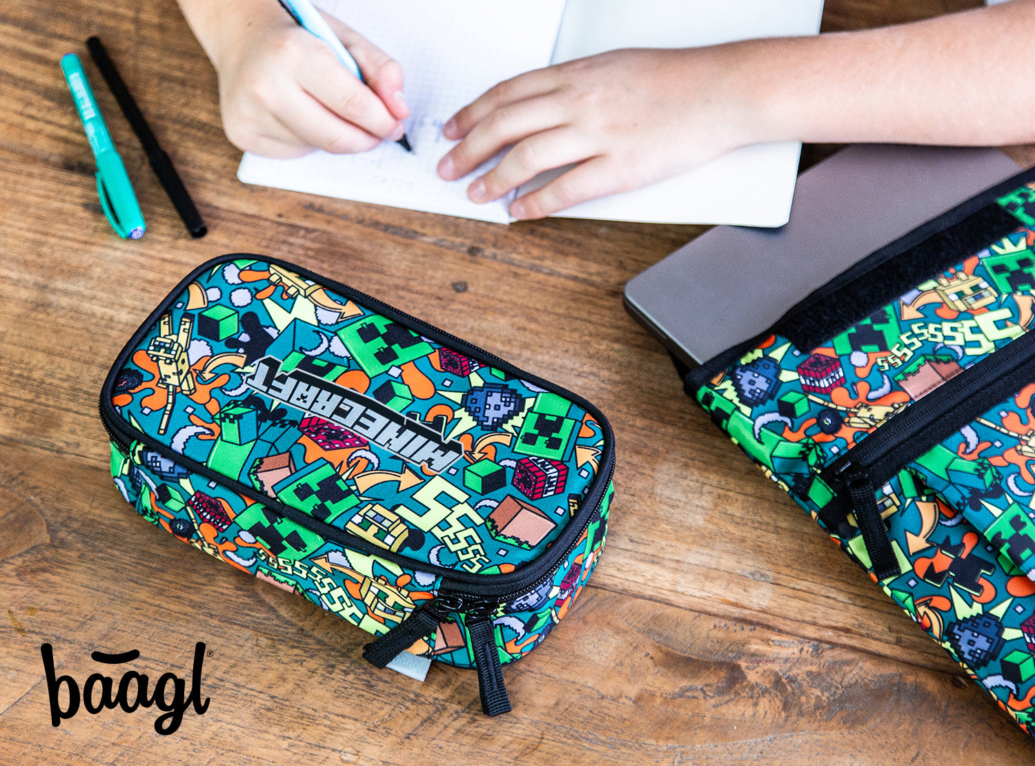 baagl-school-pencil-pouches-minecraft-chaos-trousse-recycl-e image 5