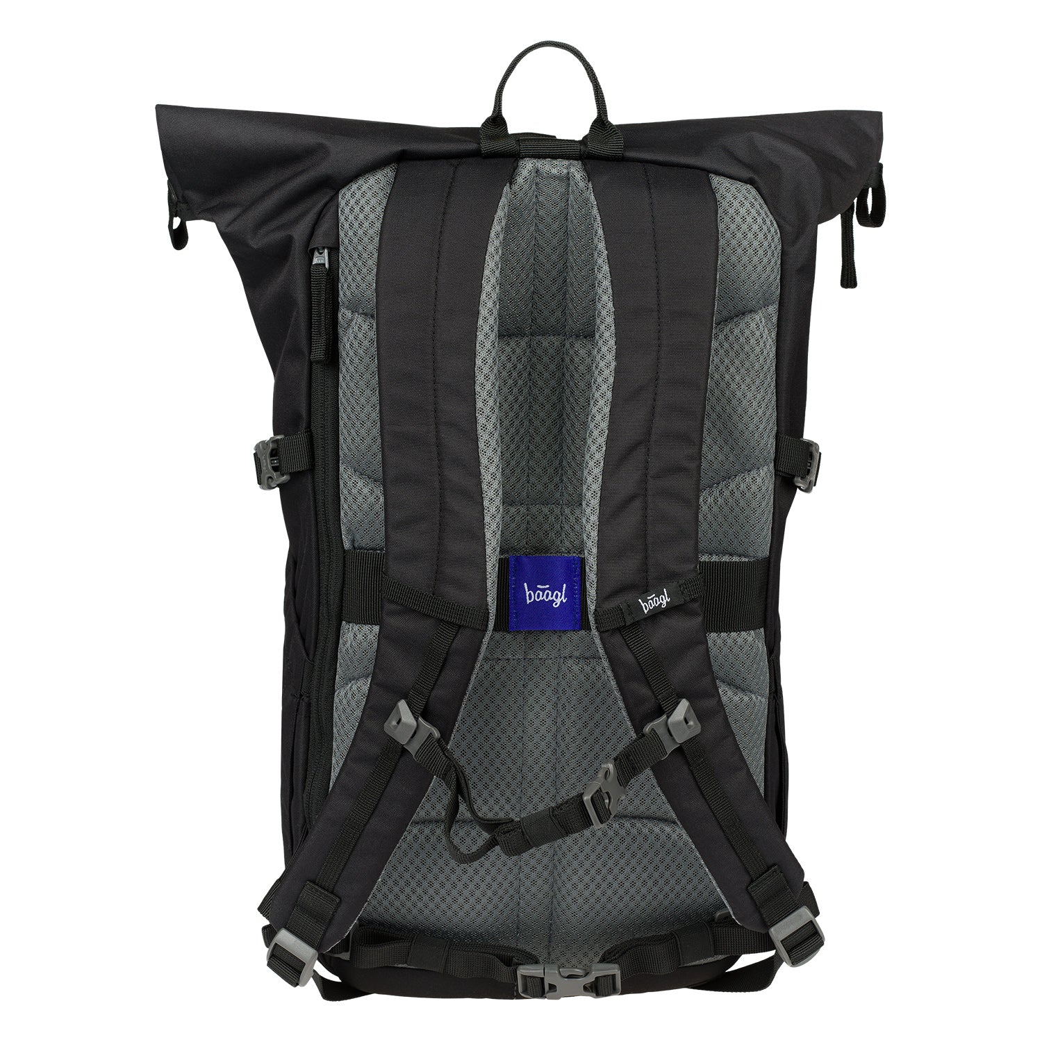 baagl-roll-sac-dos-noir-29-l-rolltop-ordinateur-tanche image 3
