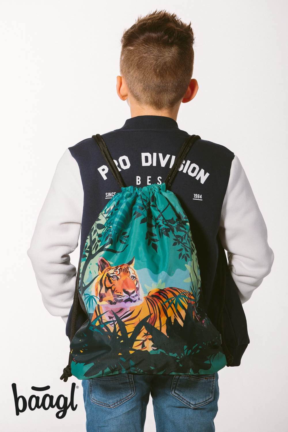 baagl-tiger-sac-de-gym-enfant-sac-sport-tigre-lavable image 6
