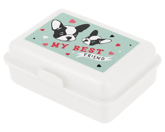 baagl-doggie-bo-te-go-ter-chien-blanc-avec-compartiment image 1