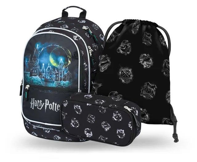 baagl-core-harry-potter-hogwarts-sac-dos-25-l-set-3-pi-ces image 1