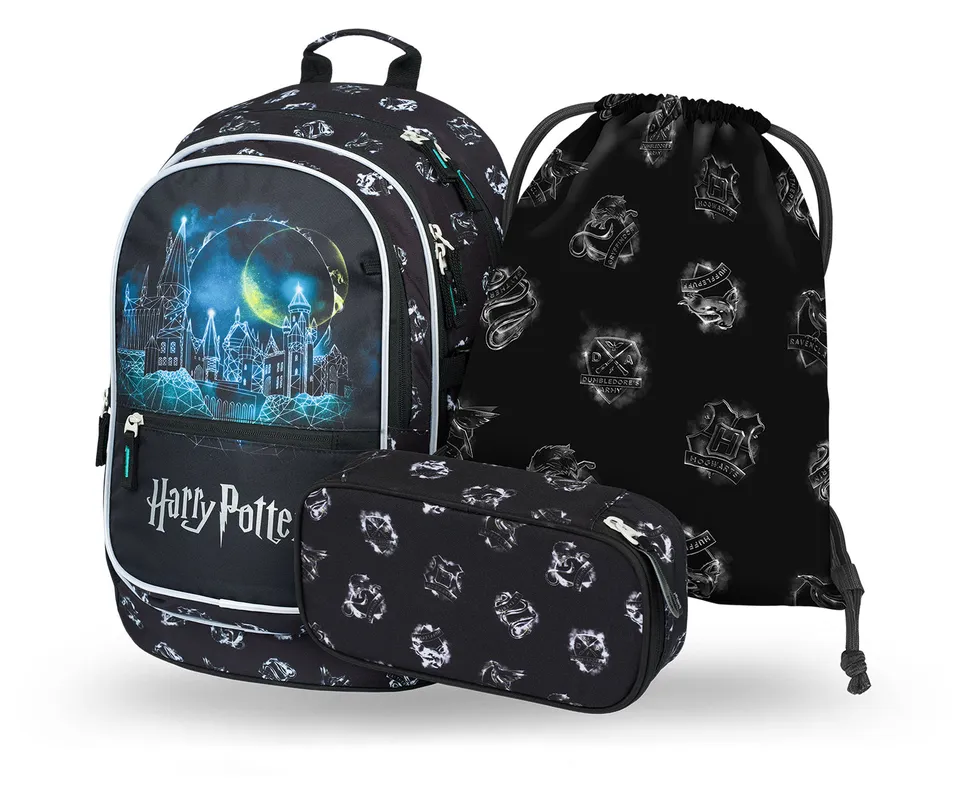 baagl-core-harry-potter-hogwarts-sac-dos-25-l-set-3-pi-ces image 1