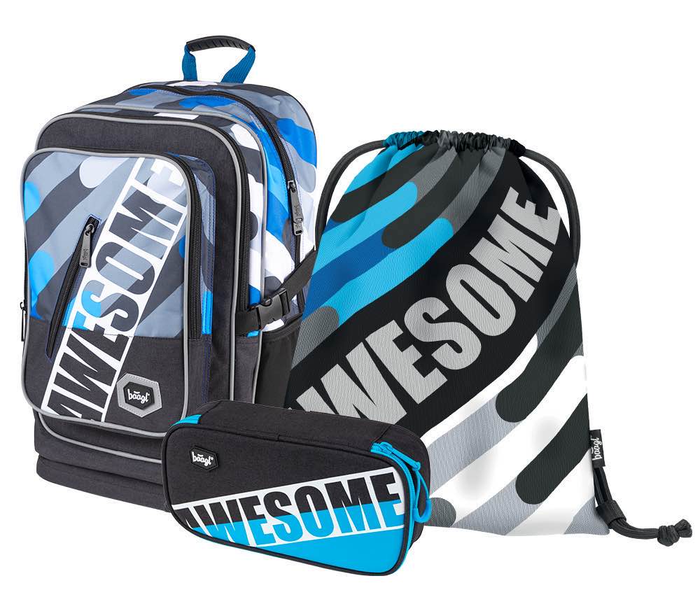 baagl-cubic-awesome-set-scolaire-3-pi-ces-29l-imperm-able image 1