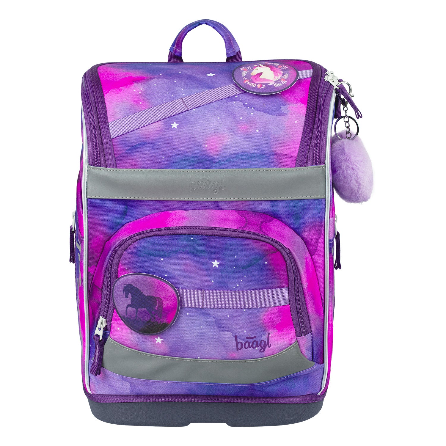 baagl-zippy-plus-horse-ii-set-scolaire-cartable-fille-cheval image 2