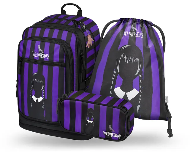 baagl-cubic-wednesday-kit-scolaire-3-pi-ces-29-l image 1