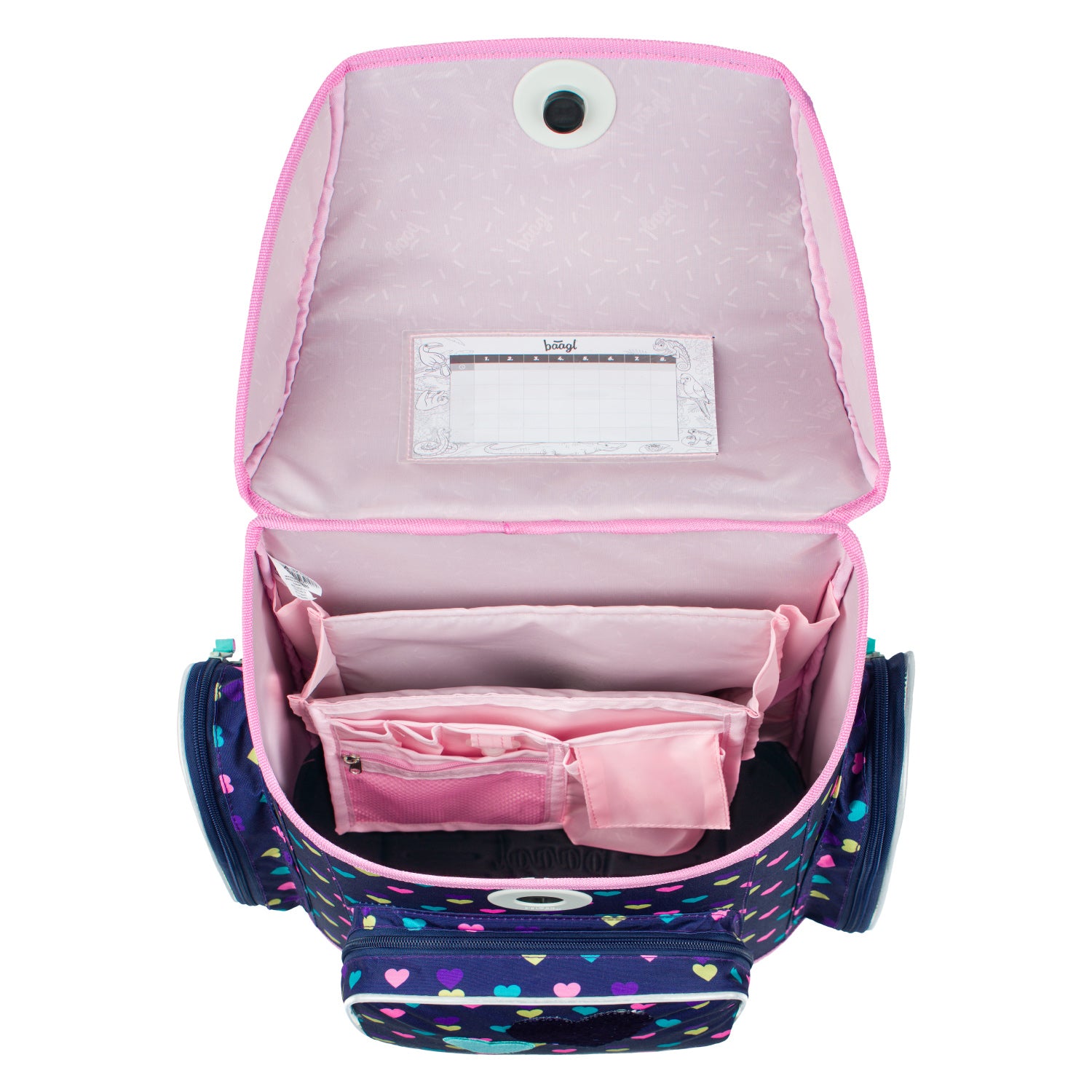 baagl-ergo-pink-hearts-cartable-rose-19-l-magn-tique image 5