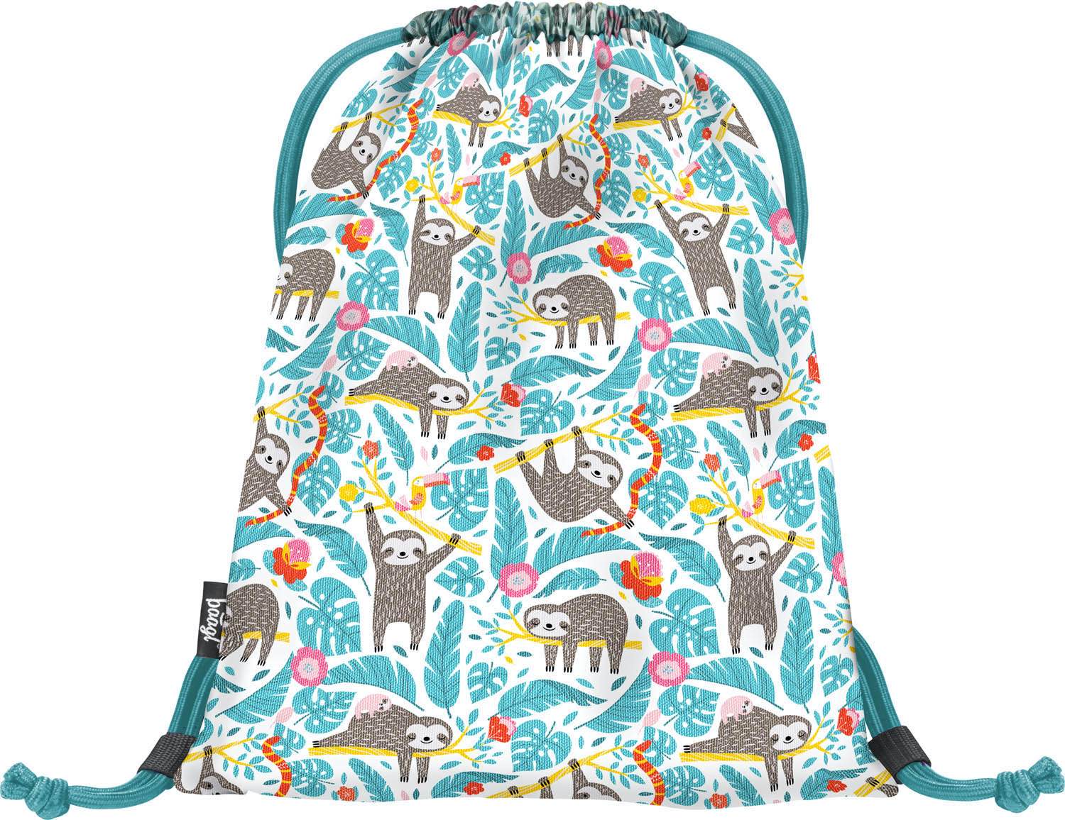 baagl-sloth-sac-gym-enfant-poche-zipp-e image 2