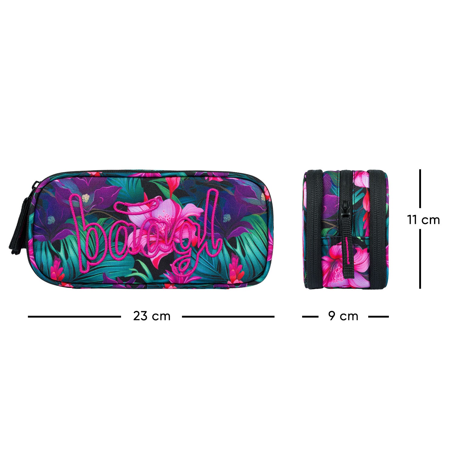 baagl-student-pencil-cases-paradise-trousse-3-zips-fille image 5