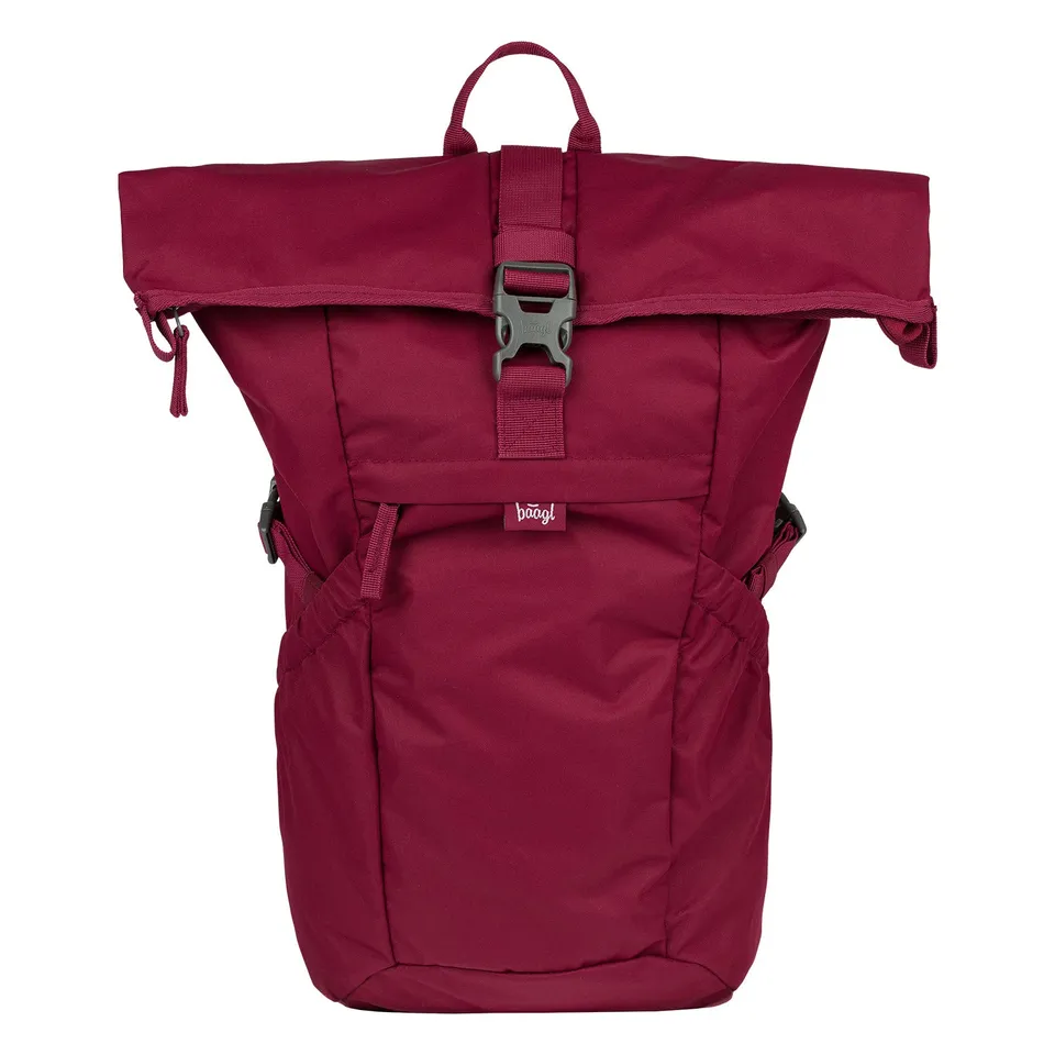 baagl-roll-sac-dos-burgundy-bordeaux-29-l-recycl image 1