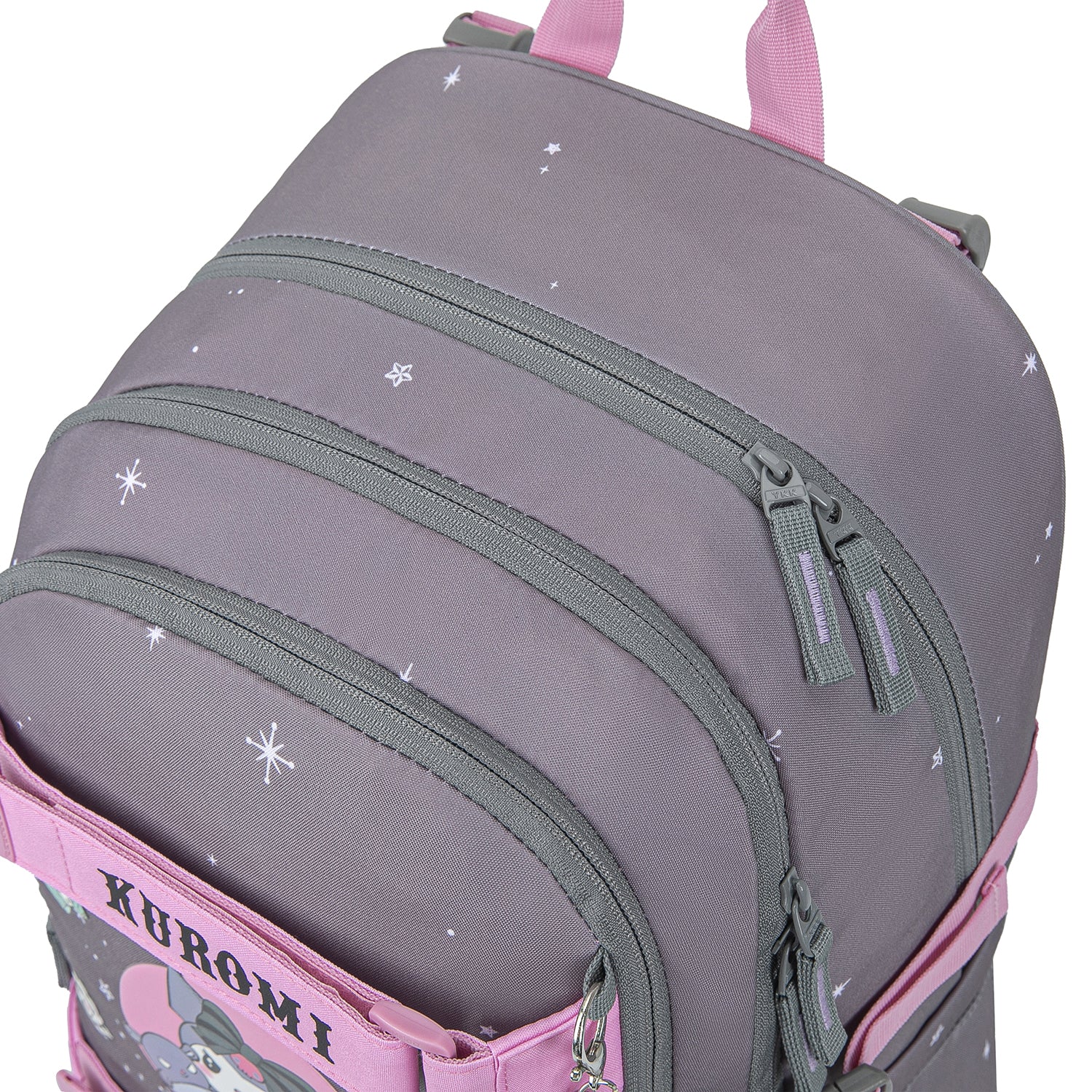baagl-skate-kuromi-grey-sac-dos-scolaire-l-ger image 7