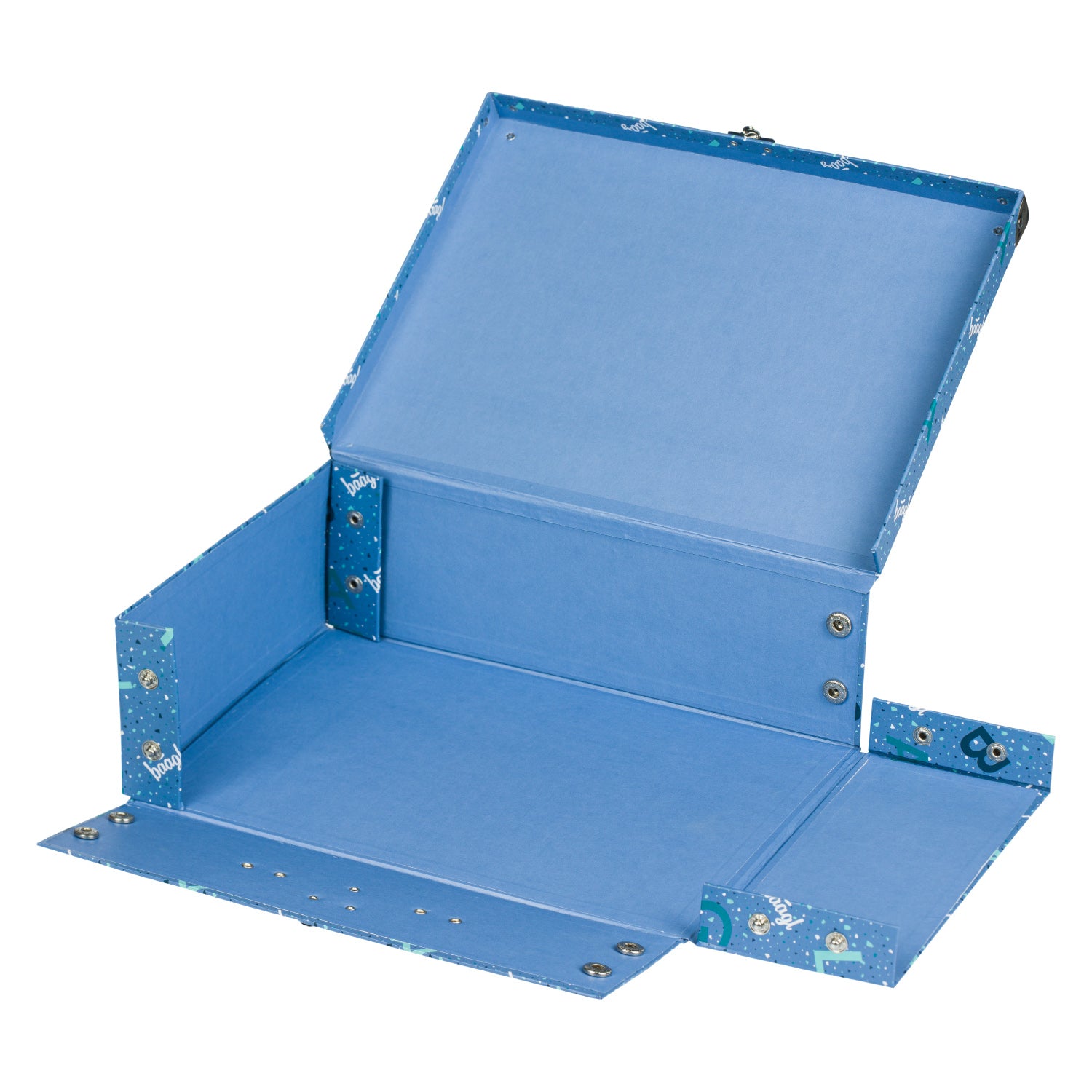 baagl-mallette-pliable-logo-bleu-fournitures image 3