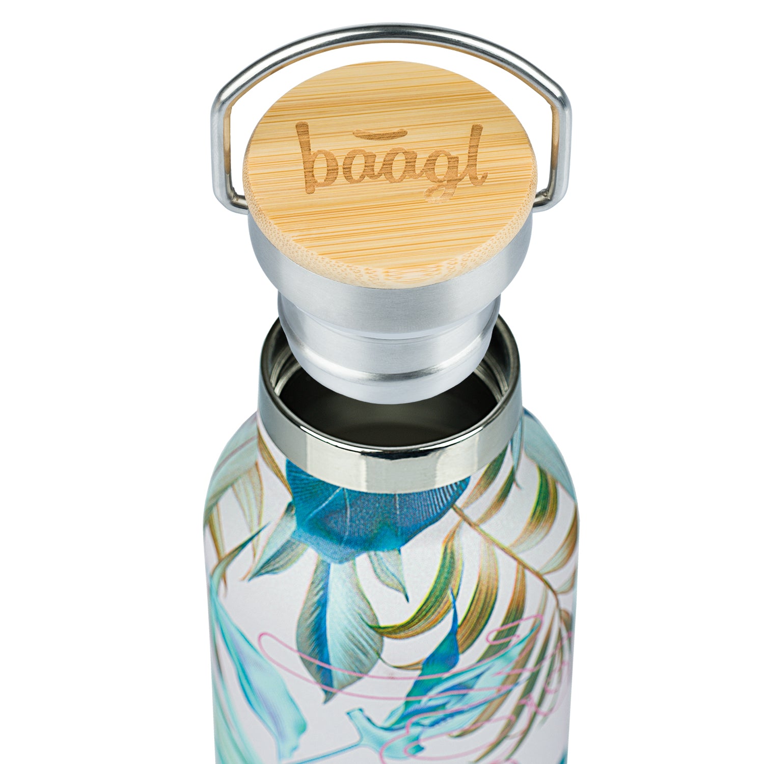 baagl-thermo-bottles-leafs-gourde-isotherme-500-ml-inox image 3