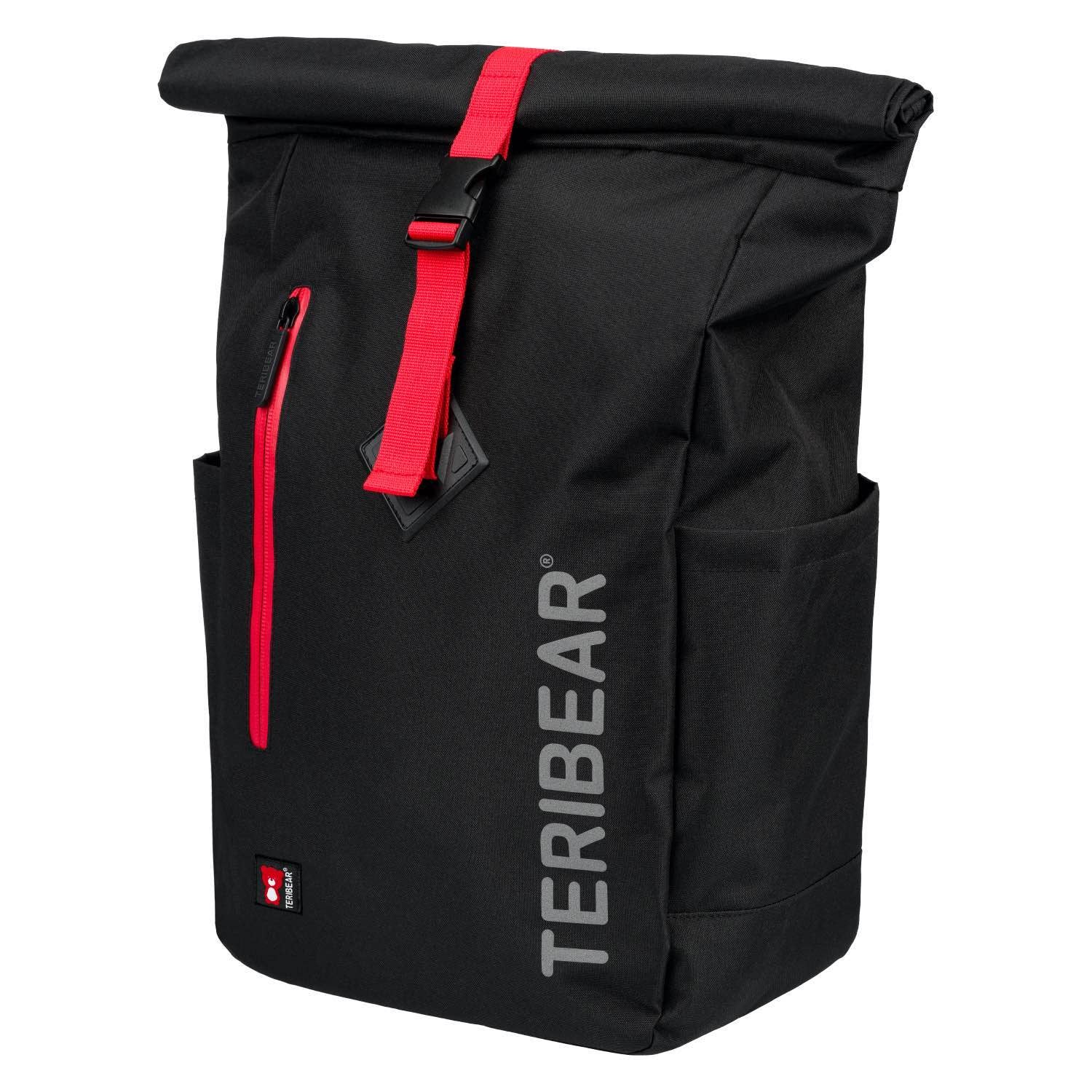 baagl-roll-teribear-sac-dos-noir-roll-top-17-l image 2