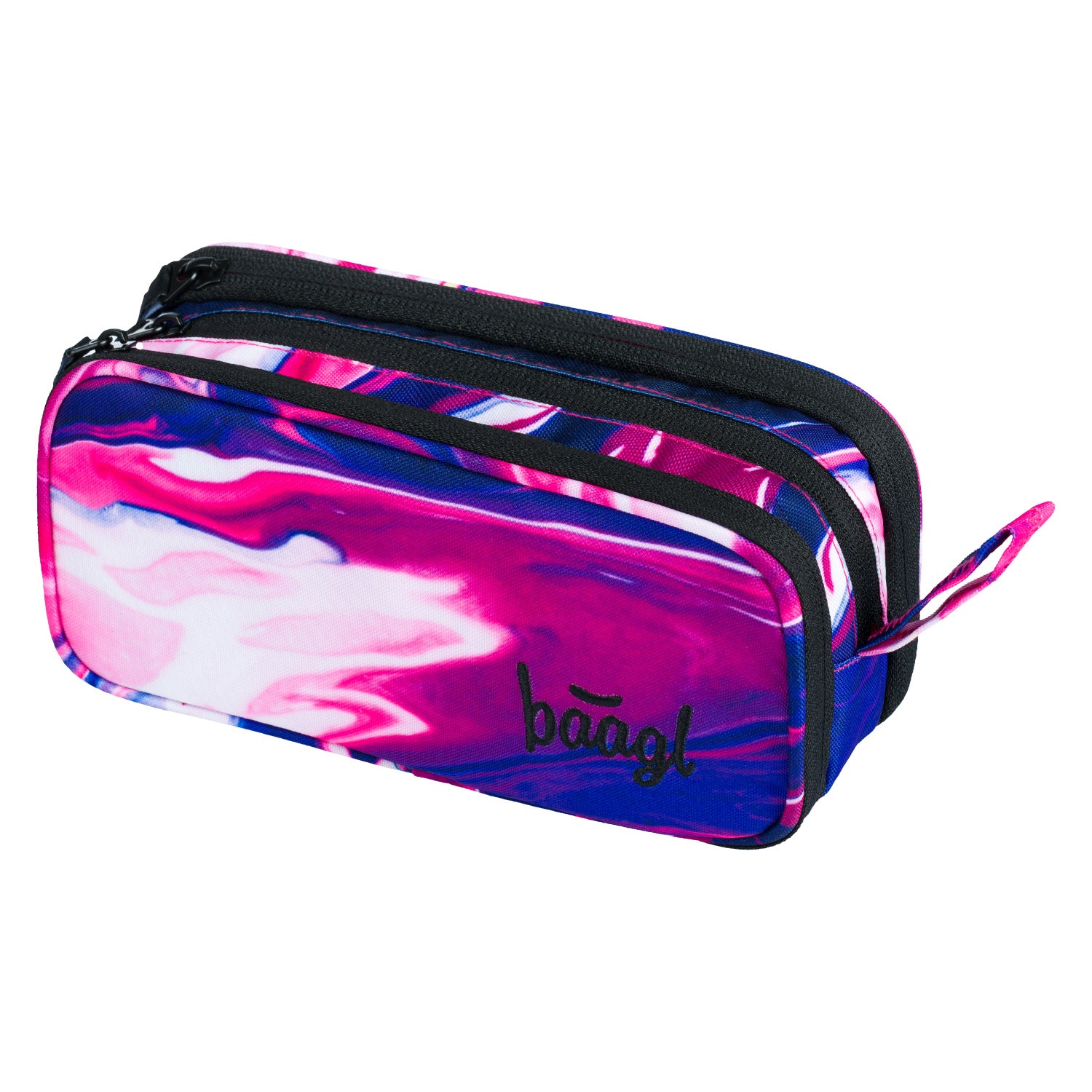 baagl-student-plum-trousse-scolaire-3-compartiments-fille image 1