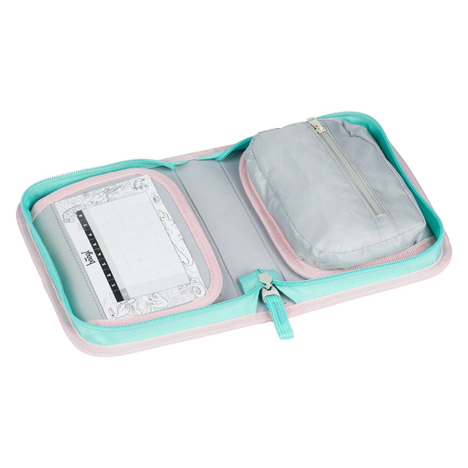 baagl-classic-trousse-scolaire-pink-rainbow-1-tage image 4