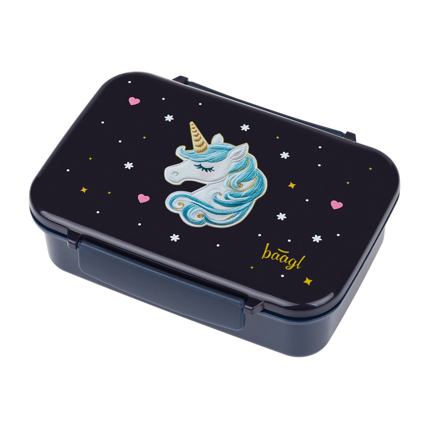 baagl-unicorn-gold-lunch-box-compartiments-sans-bpa image 1
